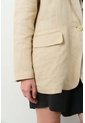 Blazer En Lino Para Mujer Bruma Blazer En Lino Para Mujer Bruma Arena XXL VÉLEZ de Vélez