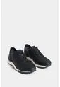 Tenis Vuelos De Cuero Para Hombre Combinación De Texturas Tenis Vuelos De Cuero Para Hombre Combinación De Texturas Negro 45 VÉLEZ de Vélez