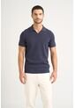 Polo Tejida Para Hombre Cuello En V Polo Tejida Para Hombre Cuello En V Azul Oscuro M VÉLEZ de Vélez