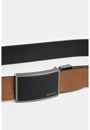 Cinturón Doble Faz De Cuero Chapa Cinturón Doble Faz De Cuero Chapa Miel 40 VÉLEZ