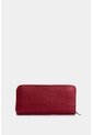 Porta Chequera Tulia De Cuero Para Mujer Con Grabado Porta Chequera Tulia De Cuero Para Mujer Con Grabado Rojo VÉLEZ de Vélez