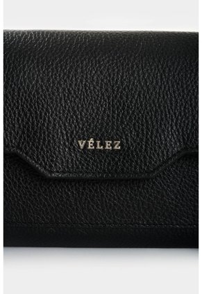 Billetera Porta Chequera De Cuero Para Mujer Marina Billetera Porta Chequera De Cuero Para Mujer Marina Negro VÉLEZ