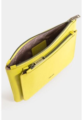 Cosmetiquera Arandano De Cuero Para Mujer Doble Bolsillo Cosmetiquera Arandano De Cuero Para Mujer Doble Bolsillo Verde Limon Vélez