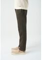 Pantalón Aron En Lino Para Hombre Ribete Cuero Pantalón Aron En Lino Para Hombre Ribete Cuero Verde Oliva 30 VÉLEZ de Vélez