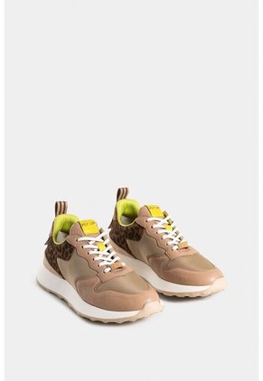 Tenis Mercurio 2.0 De Cuero Gamuza Para Mujer Textura Animal Tenis Mercurio 2.0 De Cuero Gamuza Para Mujer Textura Animal Arena 39 Vélez