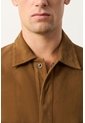 Camisa Manga Corta Orión De Cuero Gamuzado Para Hombre Semi Fitted Camisa Manga Corta Orión De Cuero Gamuzado Para Hombre Semi Fitted Miel XL VÉLEZ de Vélez