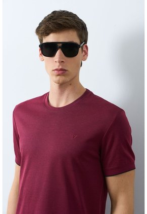 Camiseta Micropima Arizona Para Hombre Semi Ajustada Camiseta Micropima Arizona Para Hombre Semi Ajustada Vinotinto XL VÉLEZ