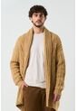 Cardigan Acanalado Para Hombre Selva Cardigan Acanalado Para Hombre Selva Miel XXL VÉLEZ de Vélez