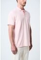 Polo Para Hombre Semi Fit Detalle Jacquard Polo Para Hombre Semi Fit Detalle Jacquard Rosado XXL VÉLEZ de Vélez
