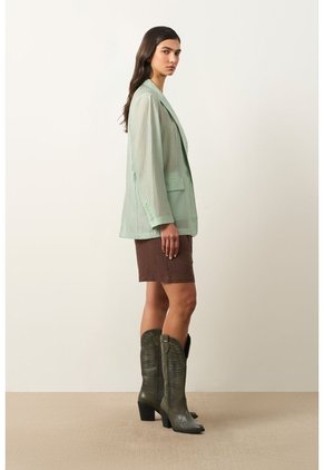Blazer Regular Para Mujer Starlight Blazer Regular Para Mujer Starlight Verde L VÉLEZ
