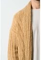 Cardigan Acanalado Para Hombre Selva Cardigan Acanalado Para Hombre Selva Miel XXL VÉLEZ de Vélez