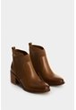 Botines Tacón De Cuero Aplique Botines Tacón De Cuero Aplique Miel 39 VÉLEZ de Vélez