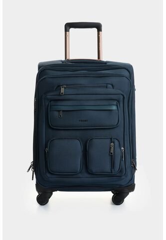 Maleta De Viaje En Lona Y Cuero Galaxy 20 Pulg Maleta De Viaje En Lona Y Cuero Galaxy 20 Pulg Azul Oscuro VÉLEZ Vélez
