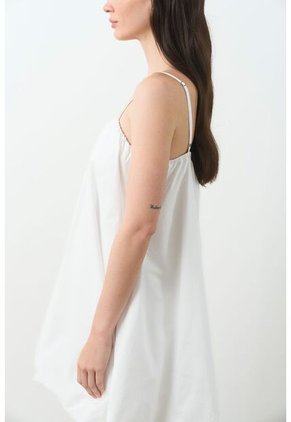 Vestido Corto Bloom Destellos Vestido Corto Bloom Destellos Blanco 12 VÉLEZ