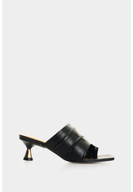 Sandalia Tacón En Cuero Para Mujer Xinca Sandalia Tacón En Cuero Para Mujer Xinca Negro 38 VÉLEZ