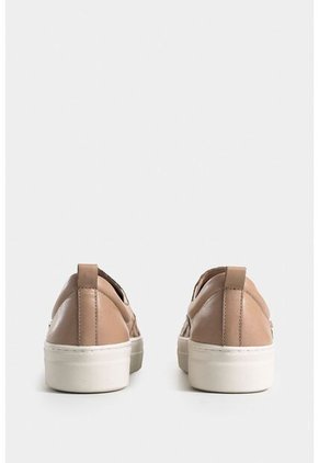 Mocasines Anturio De Cuero Grabado Para Mujer Elásticos Laterales Mocasines Anturio De Cuero Grabado Para Mujer Elásticos Laterales Arena 34 Vélez