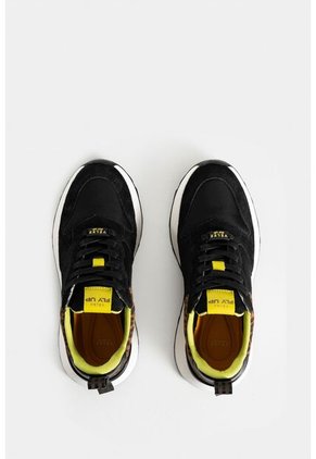 Tenis Mercurio 2.0 De Cuero Gamuza Para Mujer Textura Animal Tenis Mercurio 2.0 De Cuero Gamuza Para Mujer Textura Animal Negro 35 Vélez