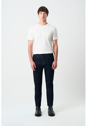 Jean Obi Semi Fitted Para Hombre Detalle En Cuero Jean Obi Semi Fitted Para Hombre Detalle En Cuero Azul 38 VÉLEZ Vélez