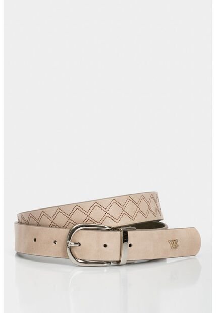 Cinturón Doble Faz Veria De Cuero Para Mujer Vista Bordada Beige Cinturón Doble Faz Veria De Cuero Para Mujer Vista Bordada Beige XL VÉLEZ