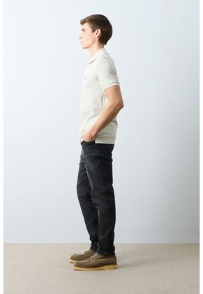 Polo Manga Corta Essential Para Hombre Textura Polo Manga Corta Essential Para Hombre Textura Arena XL VÉLEZ