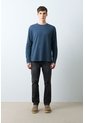 Camiseta Tejida Manga Larga Para Hombre Sabina Camiseta Tejida Manga Larga Para Hombre Sabina Azul Oscuro M VÉLEZ de Vélez