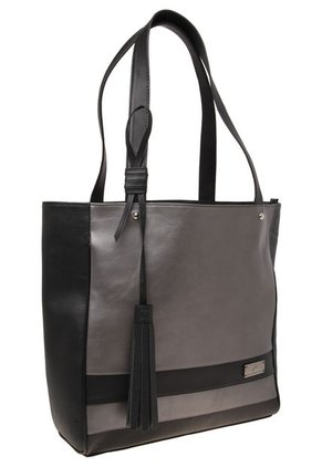 Bolso Negro-Gris Plata Vélez