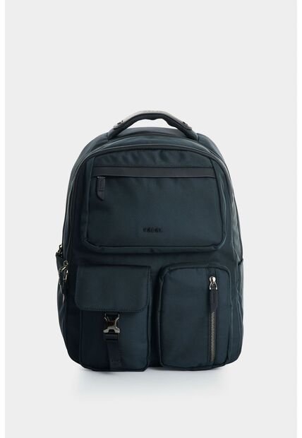 Tula Morral De Lona Y Cuero Para Hombre Nautical Tula Morral De Lona Y Cuero Para Hombre Nautical Azul Oscuro VÉLEZ