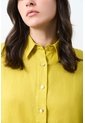 Camisa Peonia Para Mujer Manga Murciélago Camisa Peonia Para Mujer Manga Murciélago Amarillo Limon M VÉLEZ de Vélez