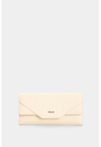 Porta Chequera En Cuero Para Mujer Damasco Porta Chequera En Cuero Para Mujer Damasco Crema VÉLEZ Vélez