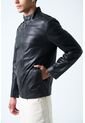 Chaqueta Bosa De Cuero Para Hombre Fit Semi Holgado Chaqueta Bosa De Cuero Para Hombre Fit Semi Holgado Negro M VÉLEZ de Vélez