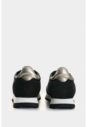 Tenis De Cuero Y Textil Para Mujer Flora Tenis De Cuero Y Textil Para Mujer Flora Negro 40 VÉLEZ