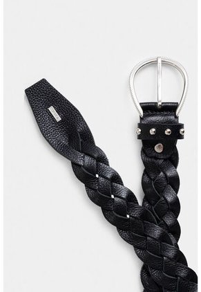 Cinturón Unifaz Papyris 2.0 De Cuero Para Mujer Trenzado Cinturón Unifaz Papyris 2.0 De Cuero Para Mujer Trenzado Negro S VÉLEZ