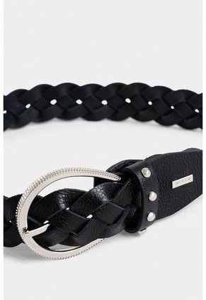 Cinturón Unifaz Papyris 2.0 De Cuero Para Mujer Trenzado Cinturón Unifaz Papyris 2.0 De Cuero Para Mujer Trenzado Negro S VÉLEZ