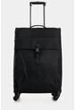 Maleta De Viaje Bloom En Jacquard Para Mujer Apliques Cuero Maleta De Viaje Bloom En Jacquard Para Mujer Apliques Cuero Negro VÉLEZ de Vélez