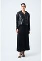 Chaqueta Lyra De Cuero Para Mujer Biker Flecos Chaqueta Lyra De Cuero Para Mujer Biker Flecos Negro XL VÉLEZ de Vélez