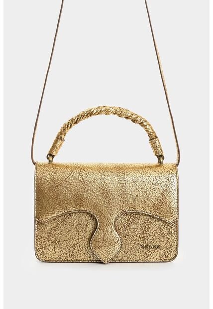 Bandolera Garniel En Cuero Folia Para Mujer Bandolera Garniel En Cuero Folia Para Mujer Dorado VÉLEZ