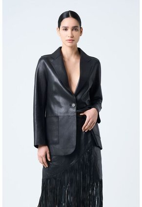 Falda Lyra De Cuero Para Mujer Silueta Wrap Falda Lyra De Cuero Para Mujer Silueta Wrap Negro 12 VÉLEZ