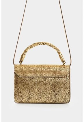 Bandolera Garniel En Cuero Folia Para Mujer Bandolera Garniel En Cuero Folia Para Mujer Dorado VÉLEZ