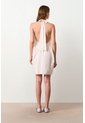 Vestido Mini Halter Para Mujer Lumbre Vestido Mini Halter Para Mujer Lumbre Crema 12 VÉLEZ de Vélez