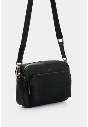 Bandolera Kansas 2 En Cuero Para Hombre Bandolera Kansas 2 En Cuero Para Hombre Negro VÉLEZ