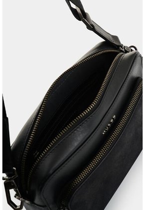 Bandolera Kansas 2 En Cuero Para Hombre Bandolera Kansas 2 En Cuero Para Hombre Negro VÉLEZ