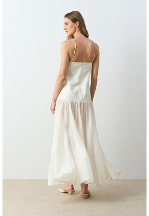 Vestido Maxi Para Mujer Pearl Vestido Maxi Para Mujer Pearl Blanco 10 VÉLEZ