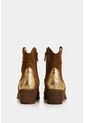 Botines Texanos De Cuero Gamuzado Para Mujer Sahara Botines Texanos De Cuero Gamuzado Para Mujer Sahara Miel 40 VÉLEZ de Vélez