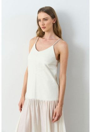 Vestido Maxi Para Mujer Pearl Vestido Maxi Para Mujer Pearl Blanco 10 VÉLEZ