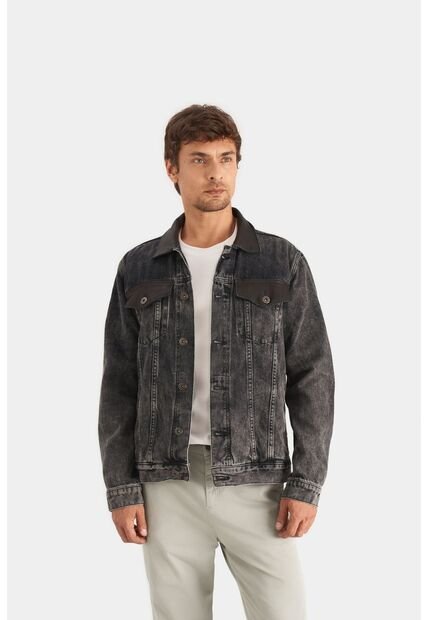 Chaqueta Trucker Para Hombre Piezas En Cuero Chaqueta Trucker Para Hombre Piezas En Cuero Negro S Vélez