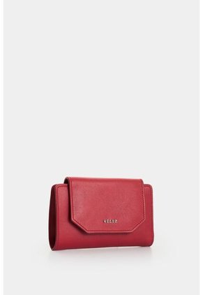 Billetera Bravo En Cuero Para Mujer Billetera Bravo En Cuero Para Mujer Rojo VÉLEZ