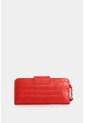 Billetera Porta Chequera De Cuero Para Mujer Extravaganza Billetera Porta Chequera De Cuero Para Mujer Extravaganza Rojo VÉLEZ de Vélez