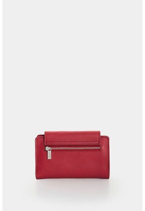 Billetera Bravo En Cuero Para Mujer Billetera Bravo En Cuero Para Mujer Rojo VÉLEZ