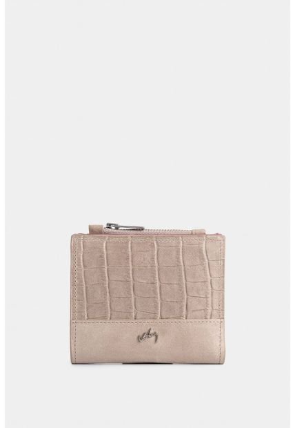 Billetera Golden De Cuero Para Mujer Grabado Billetera Golden De Cuero Para Mujer Grabado Arena Vélez