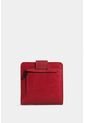 Billetera Cetia De Cuero Liso Para Mujer Con Monedero Billetera Cetia De Cuero Liso Para Mujer Con Monedero Rojo Vélez de Vélez